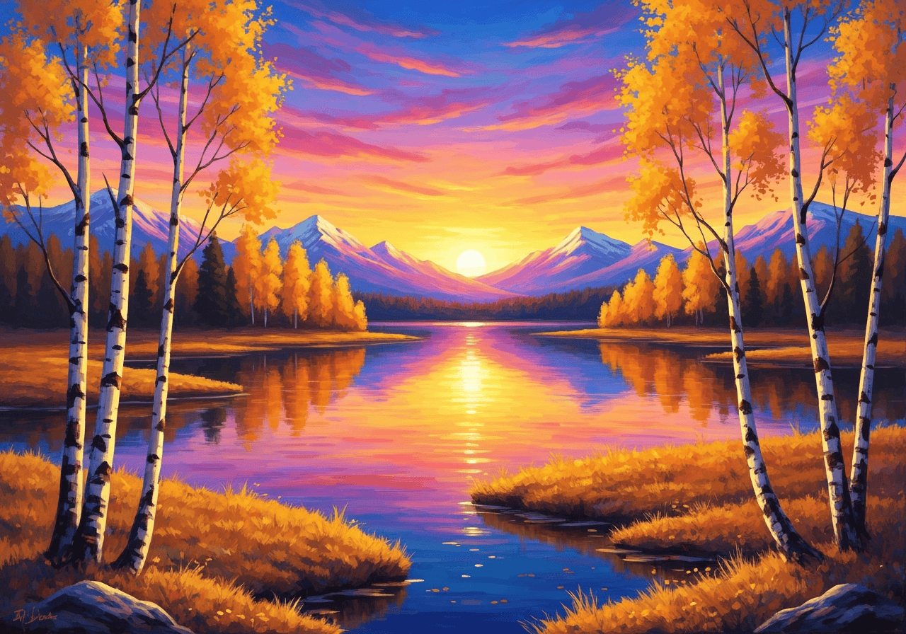 paysage généré par IA