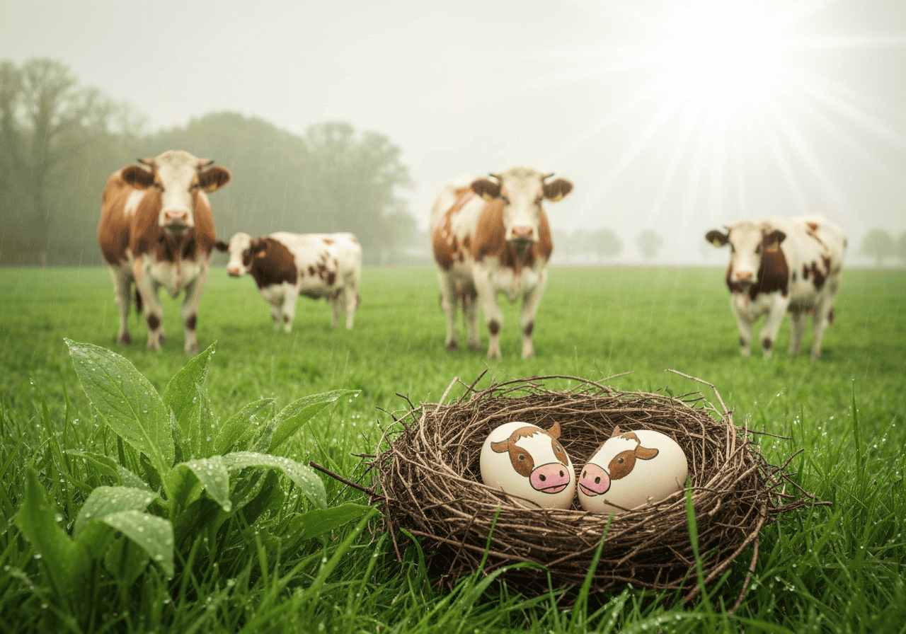 image des oeufs de vache