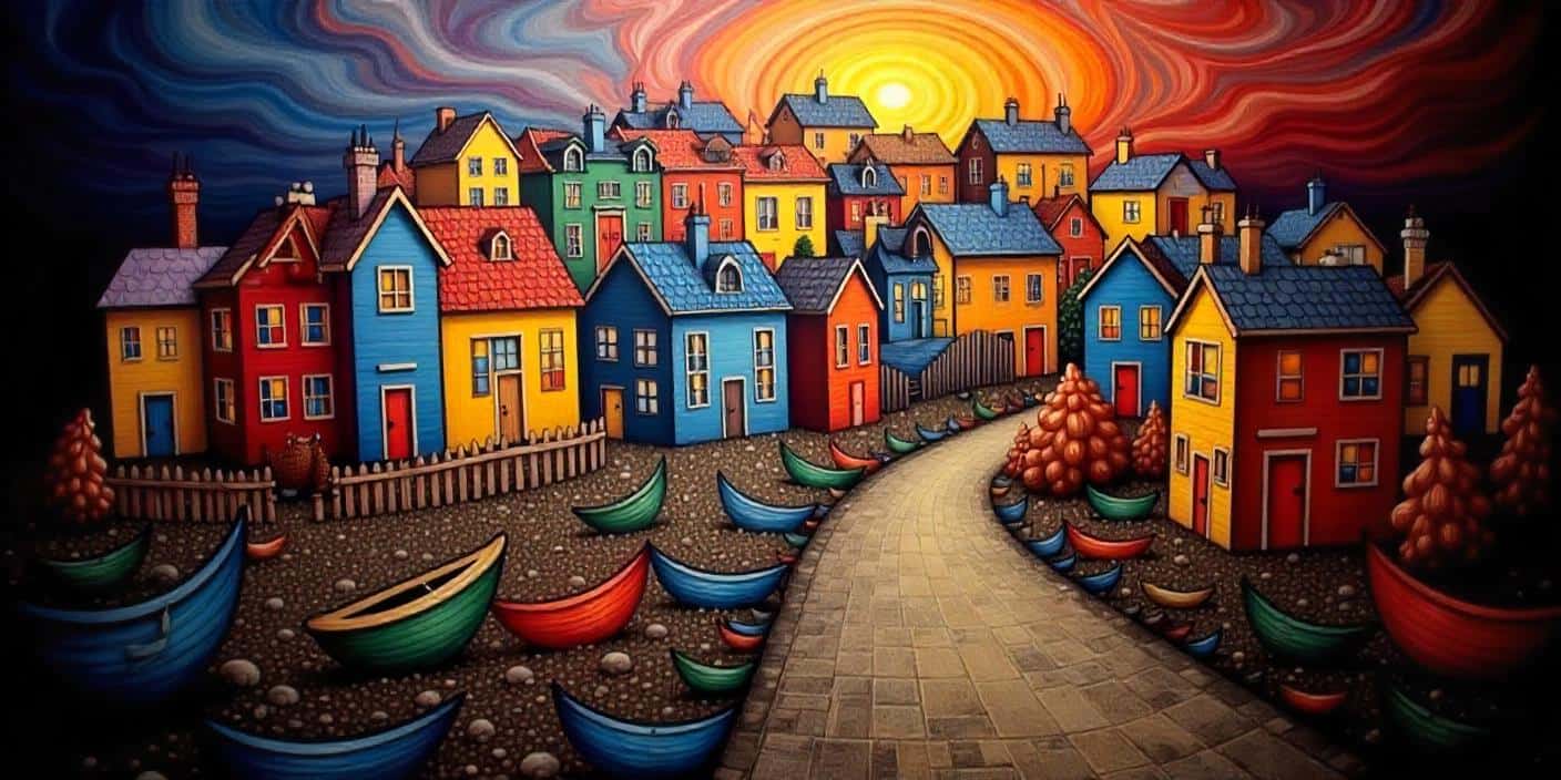 paysage crée par ia