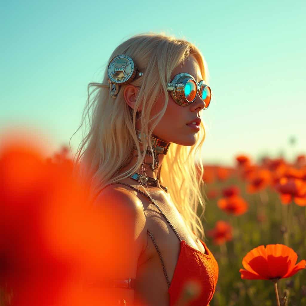 Robot femme IA